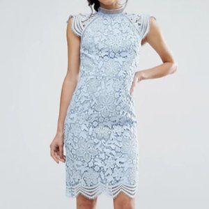 Scallop Lace Pencil Dress from ASOS
